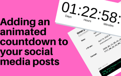 Adding an animated countdown to your social media posts