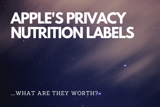 Apple's Privacy Nutrition Labels